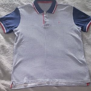 Carolina Herrera Navy and White Polo Shirt